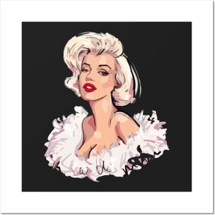 Marilyn Monroe Icon Iconic Portrait Posters and Art